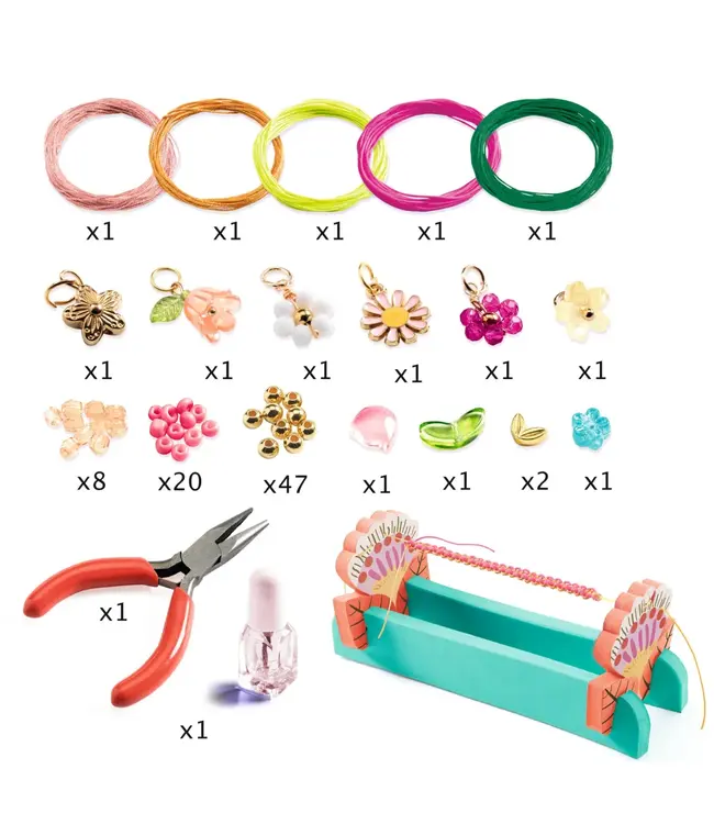 Djeco Macrame Bracelets Groen