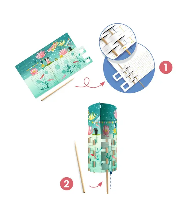 Djeco DIY Theelichthouders