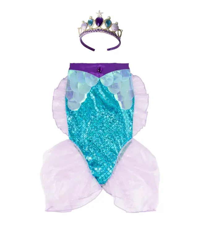 Great Pretenders Zeemeermin Rok 4-6 Blauw