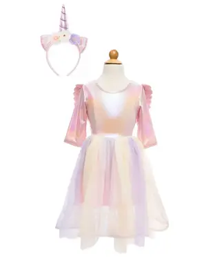 Great Pretenders Jurk Unicorn Rainbow 7-8