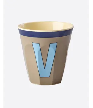 Rice Letter Beker Blauw V