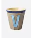 Rice Letter Beker Blauw V