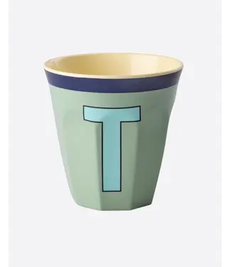 Rice Letter Beker Blauw T