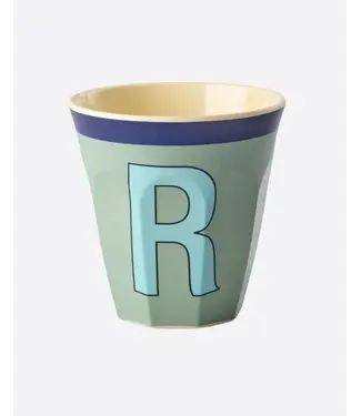 Rice Letter Beker Blauw R