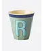 Rice Letter Beker Blauw R