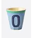 Rice Letter Beker Blauw O