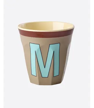 Rice Letter Beker Blauw M