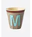 Rice Letter Beker Blauw M