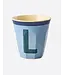 Rice Letter Beker Blauw L