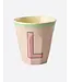 Rice Letter Beker Roze L