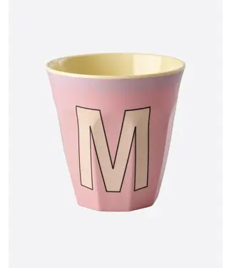 Rice Letter Beker Roze M
