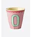 Rice Letter Beker Roze O