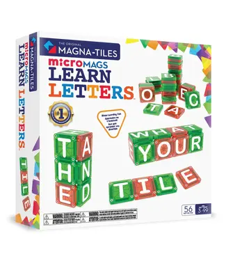 MAGNA-TILES Micromags Learning Letters