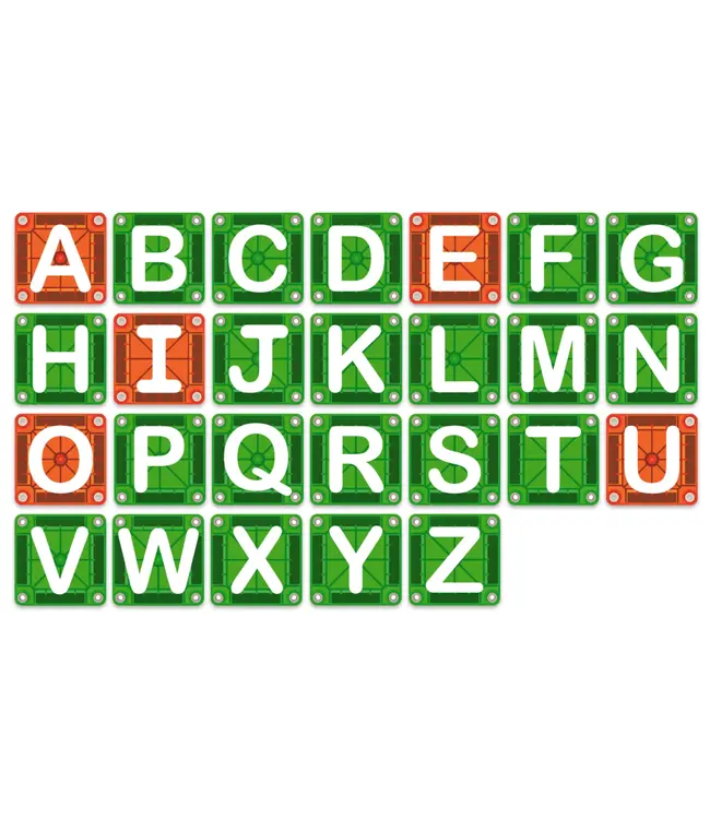 MAGNA-TILES Micromags Learning Letters