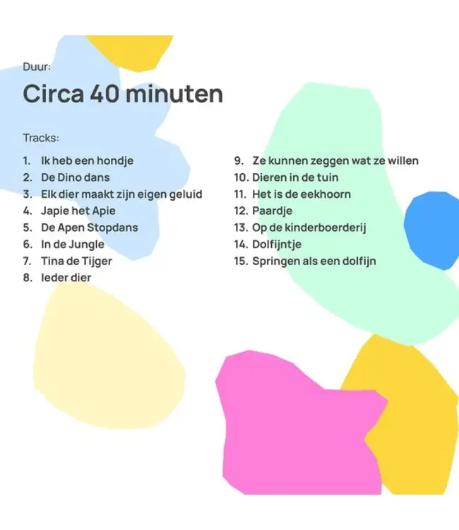 FABA Luisterfiguur Dierenliedjes