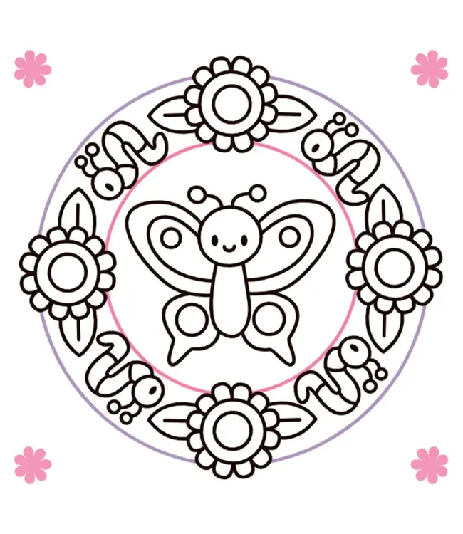 Deltas Happy Mandala Color