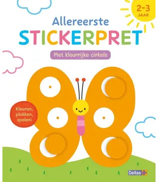 Deltas Allereerste Stickerpret met Kleurrijke Cirkels 2-3