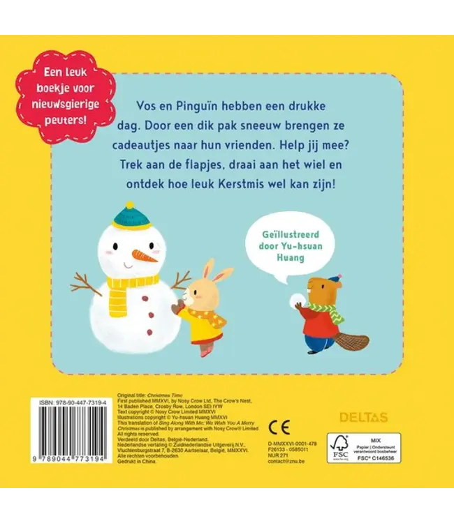 Deltas Mijn leuke Schuifboekje - Vrolijk Kerstfeest Iedereen