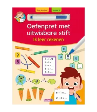 Deltas Oefenpret met uitwisbare Stift - Ik leer Rekenen 6-7