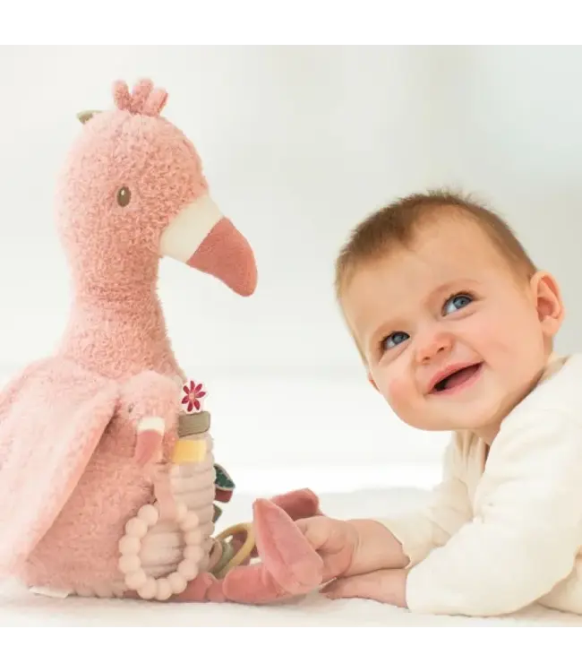 Little Dutch Activiteitenknuffel Flamingo - Safari Friends