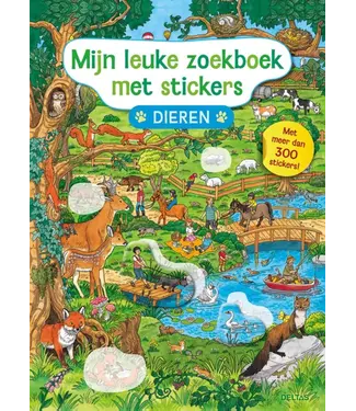 Deltas Mijn Leuke Zoekboek met Stickers Dieren