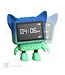 MOB Dancing Clock Blauw