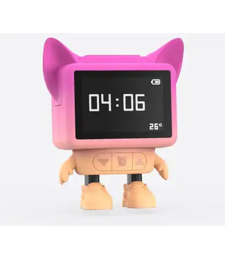 MOB Dancing Clock Roze
