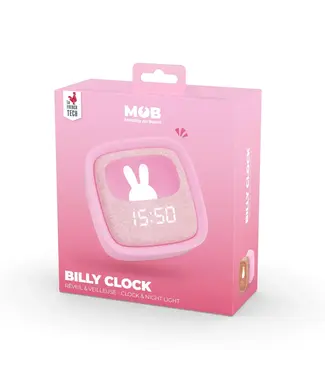 MOB Wekker Billy Marshmallow Roze