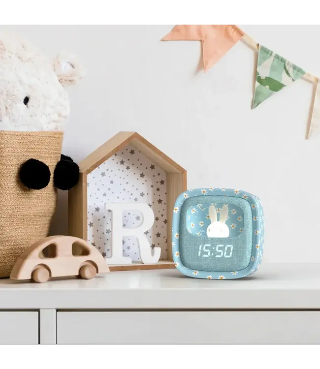 MOB Wekker Billy Blauw Bloemen Limited Edition