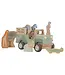 Little Dutch Houten Safari auto met dieren - Safari Friends