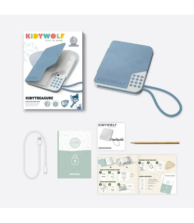 Kidywolf KidyTreasure Blauw
