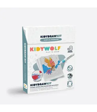 Kidywolf KidyDrawKit - Acrylic Markers