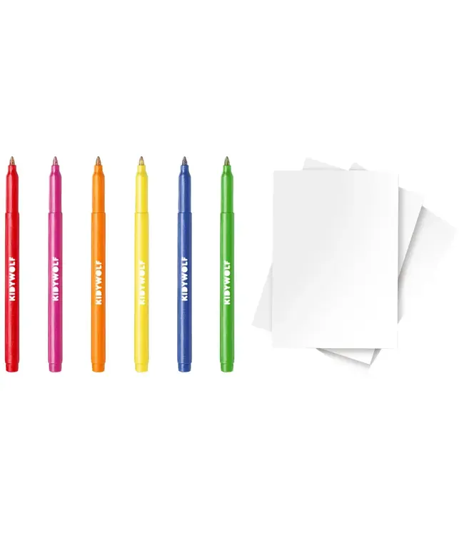 Kidywolf KidyDrawKit - Glitter Pens