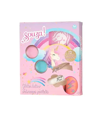 Souza Glitter Tattoo Unicorn