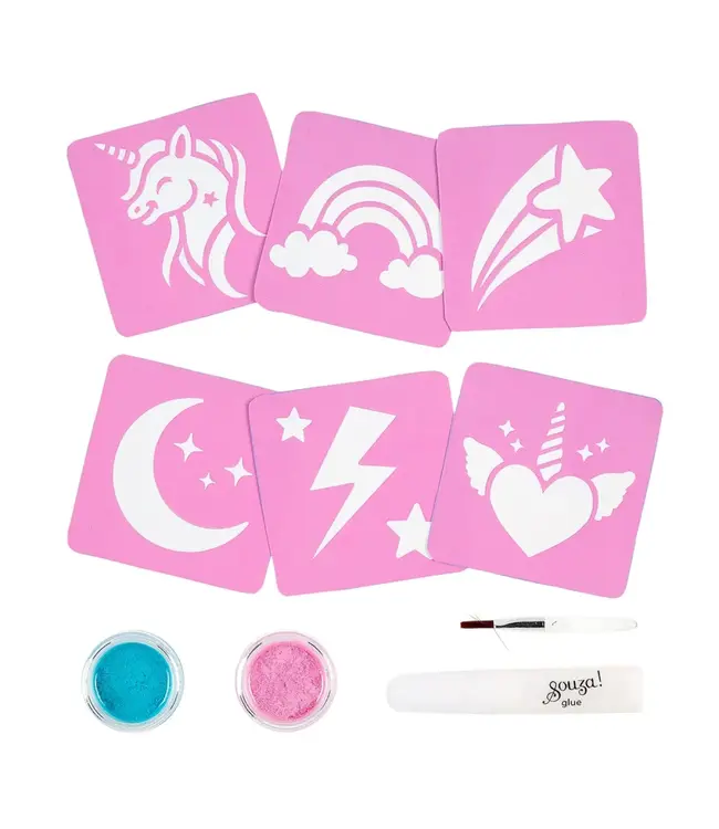 Souza Glitter Tattoo Unicorn