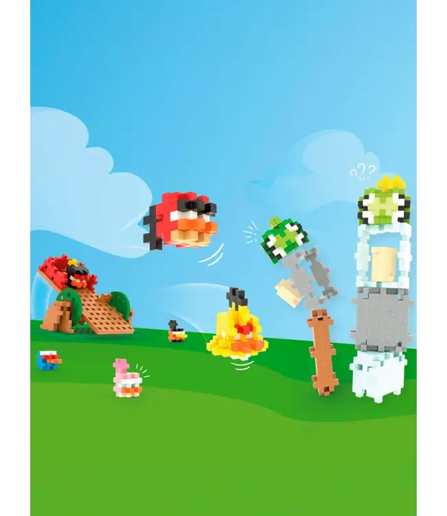 Plus-Plus Angry Birds Slingshot