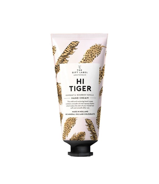 The gift label Hand cream Hi tiger