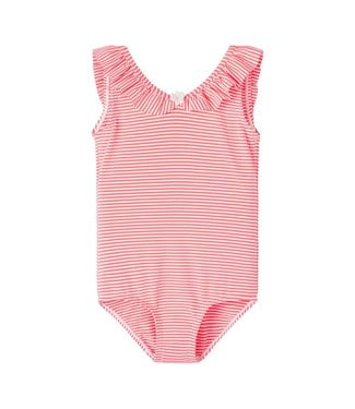 Name it NMFZANNAH SWIMSUIT fiery coral