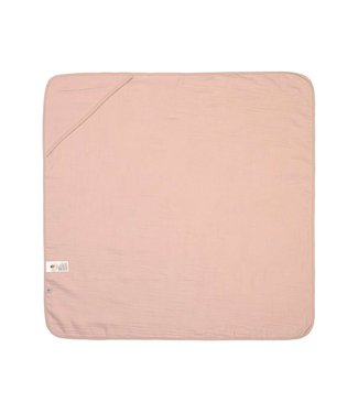Lassig Muslin Hooded Towel Pink