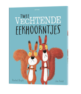 Twee vechtende eekhoorntjes