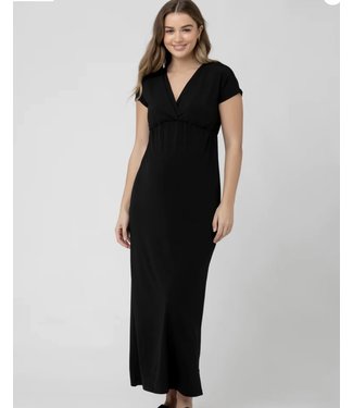 Ripe Misha Nursing Dress - Black