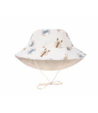 Lassig LSF Sun Protection Bucket Hat - sea animals milky