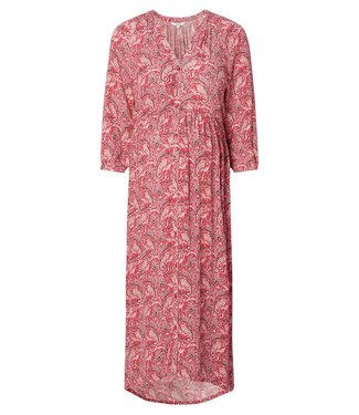 Noppies Dress Erba nursing 3\4  sleeve all over print  mineral red