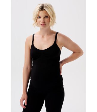 Noppies Evi seamless Sensil nursing top - Black