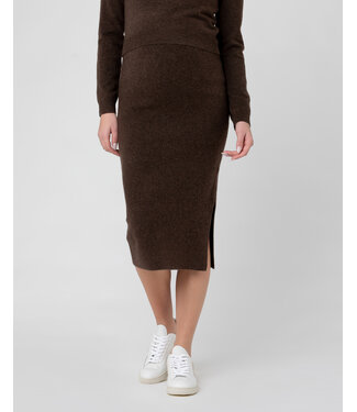 Ripe Dani Knit Skirt Chocolate