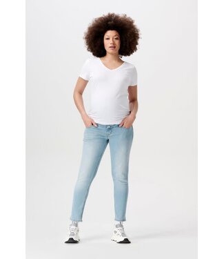 Noppies Mila jeans 7/8 slim Light bleu denim