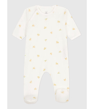 Petit Bateau Pyjama creme met schildpadjes