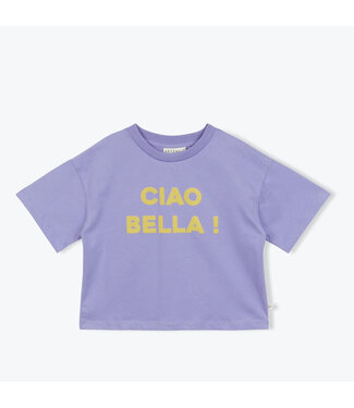 Arsene et les Pipelettes Arsene paars T-shirt Ciao Bella