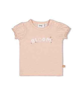 Feetje T-shirt - Bloom with Love roze