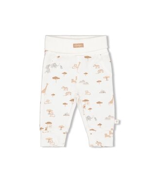 Feetje Broek AOP Welcome Wild One Offwhite